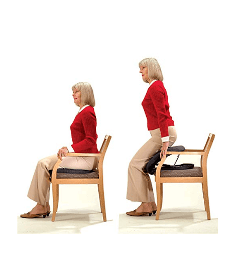 woman using the uplift seat assist