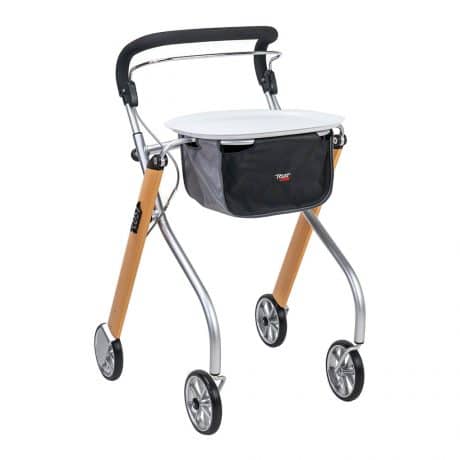 Lets Go Indoor Rollator - Beech/Silver/Black