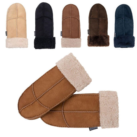 Nordvek Womens Sheepskin Mittens - 308-100